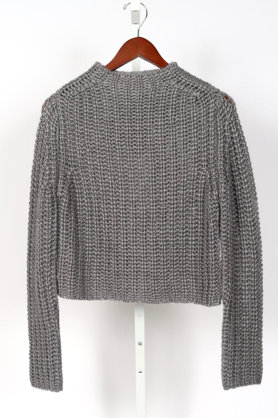 13348_My Knit - Cob Stitch Sweater - Grey