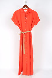 V-Neck Hardware One-Piece Swimsuit