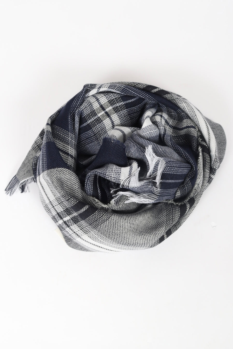 Fiji Hunter Scarf - Black White Navy