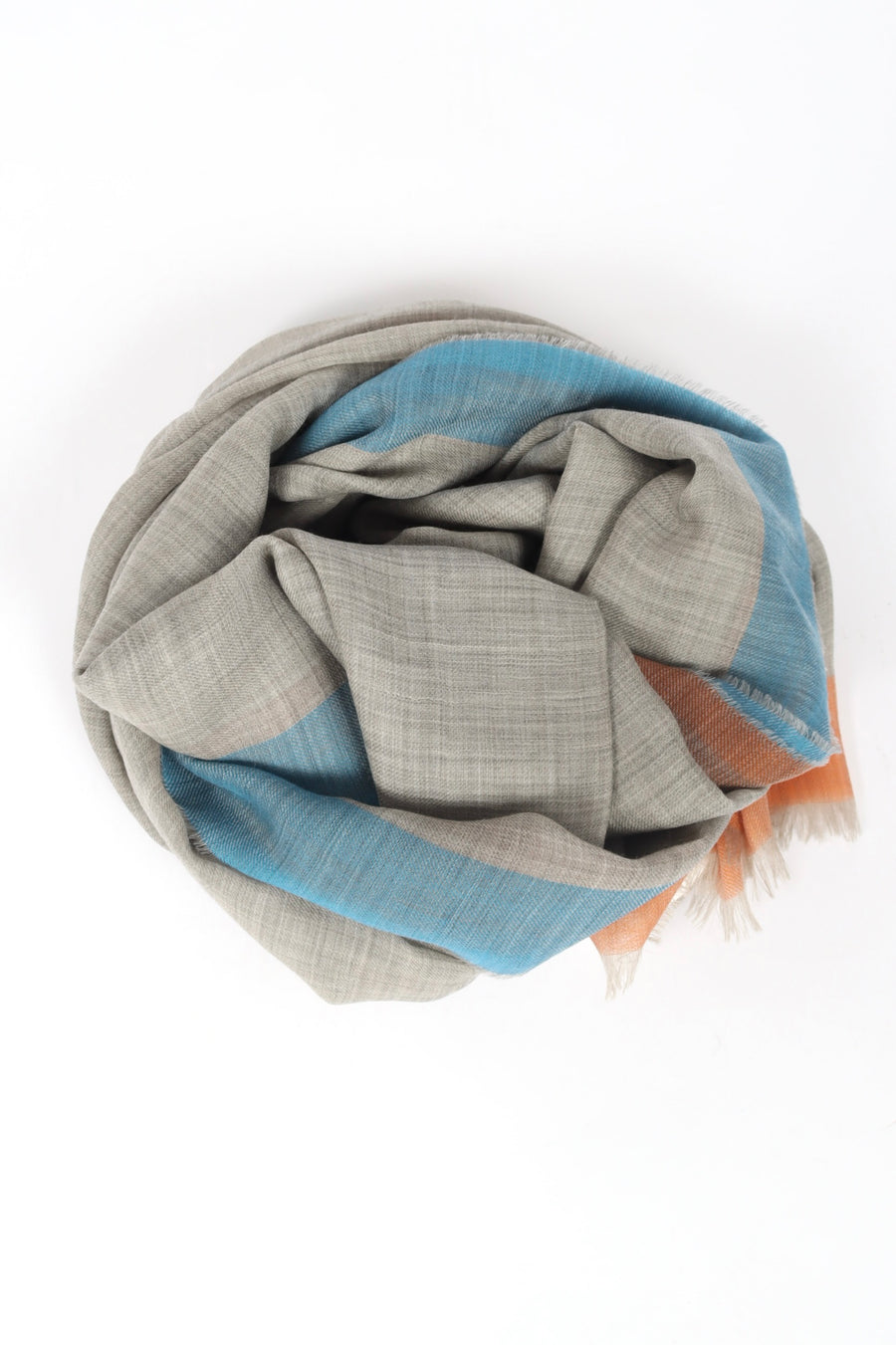 Wispy Peploe Scarf - Dark Grey Teal