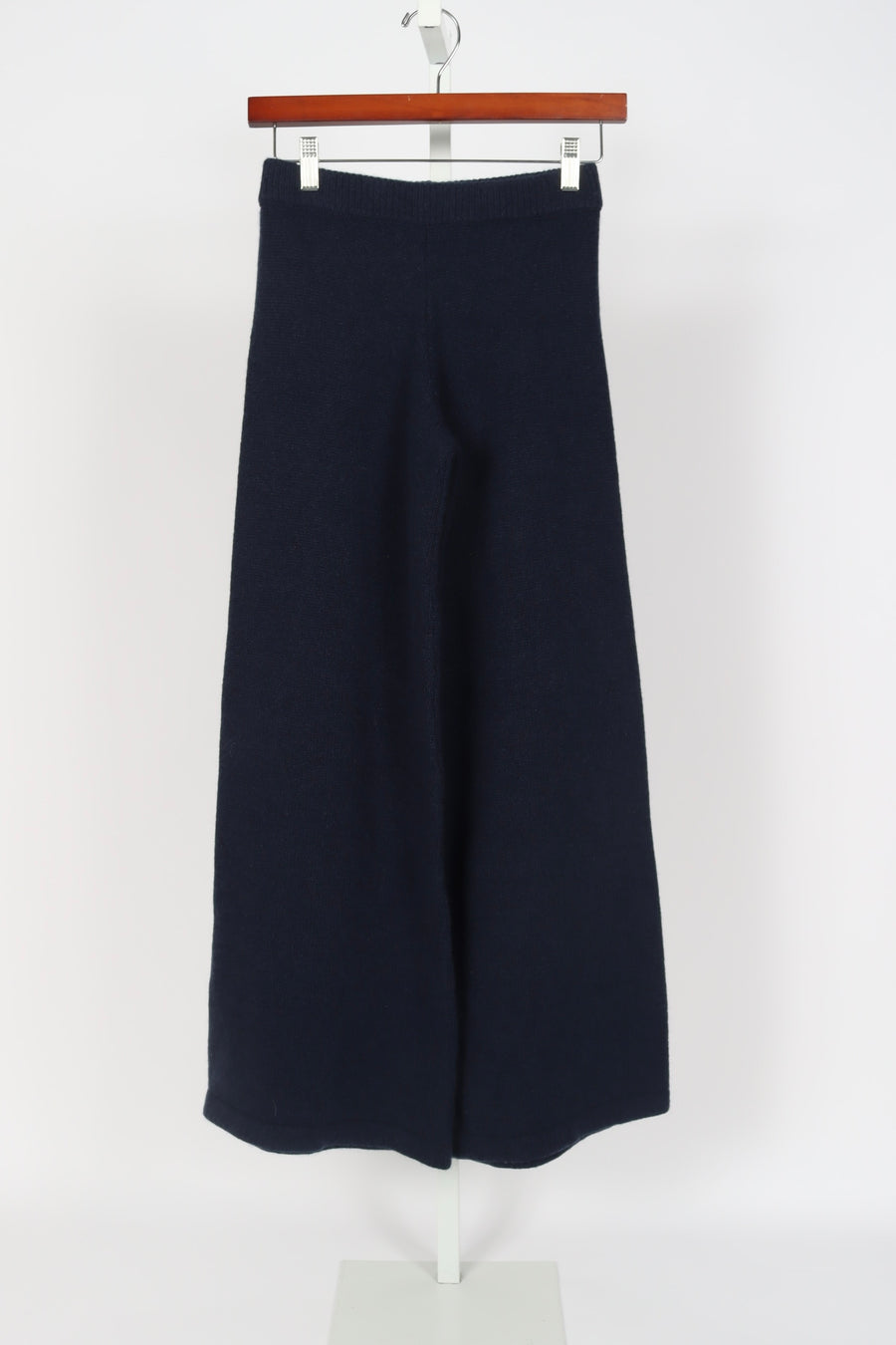 Zephyra Flare Cashmere Pant - Navy