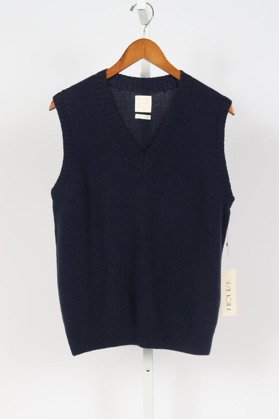 Stevie Oversized Vest - Navy