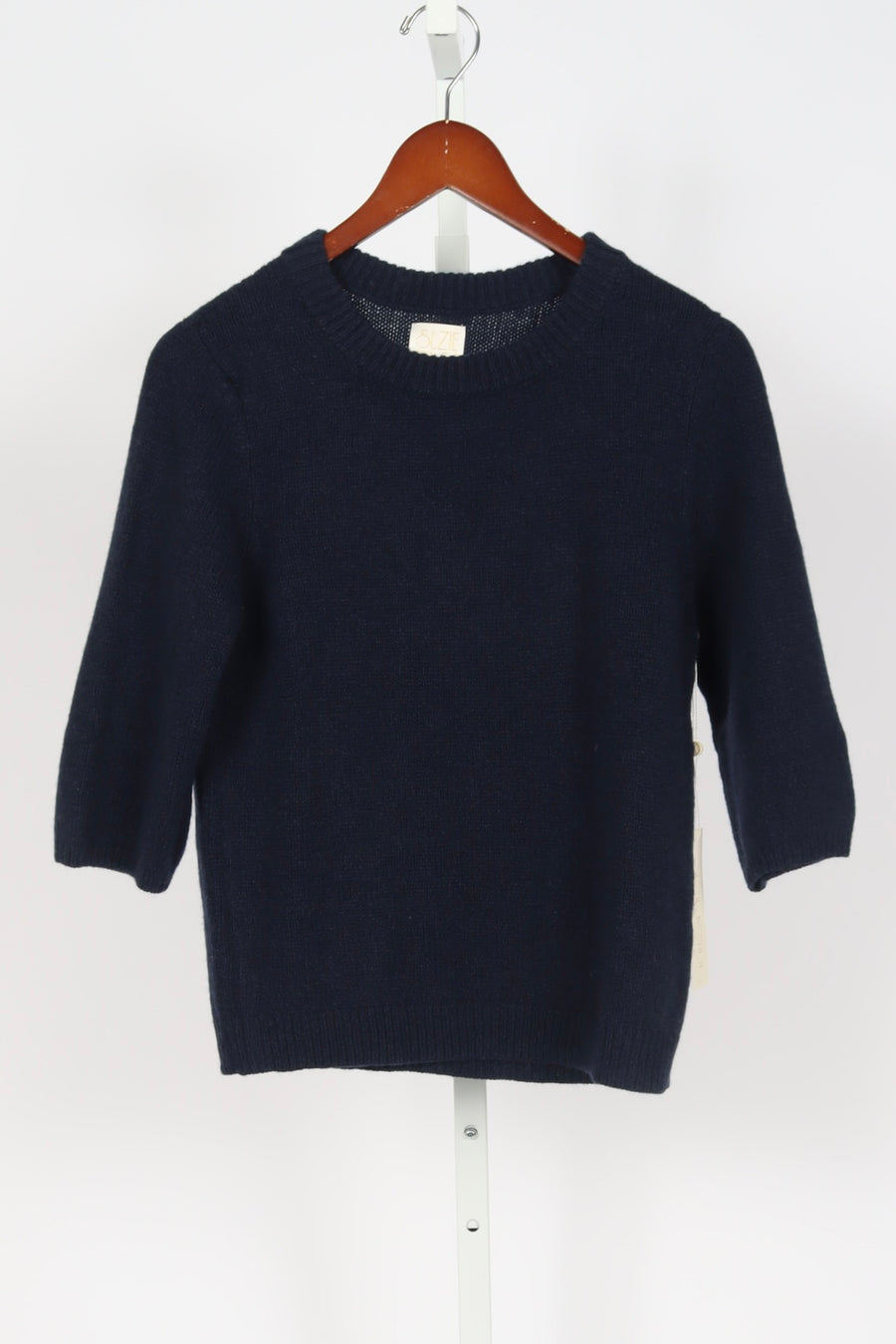 The Ella Elbow Sleeve Sweater - Navy