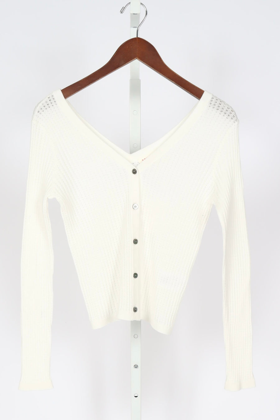 Frida Cotton Cardigan - Off-White