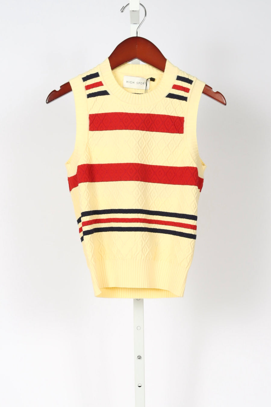 Annette Tank - Yellow Stripe (By Phone Order Only)