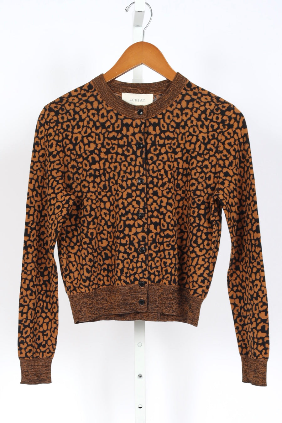 The Tea Time Cardigan - Leopard