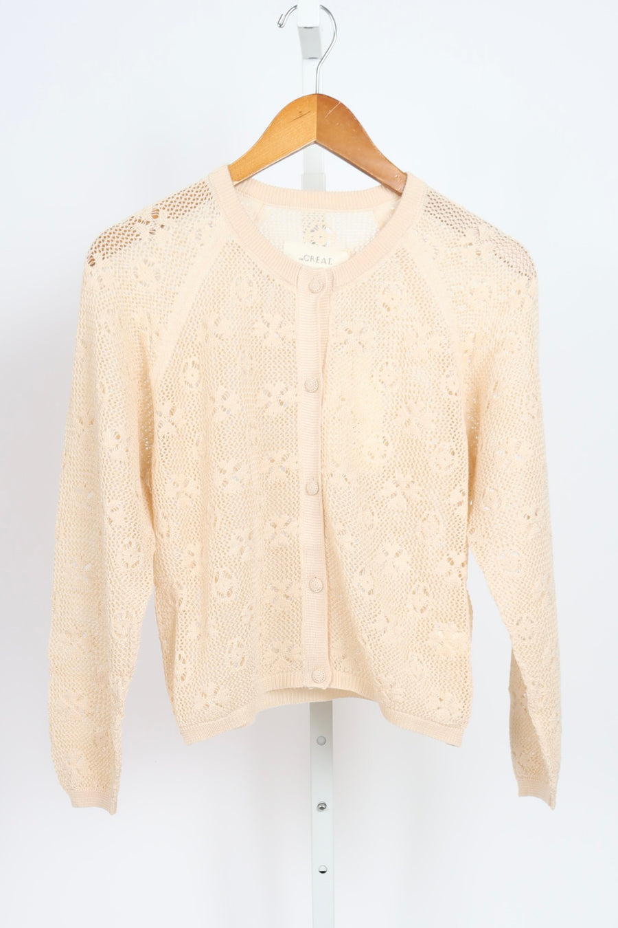 The Crochet Cardigan - Natural