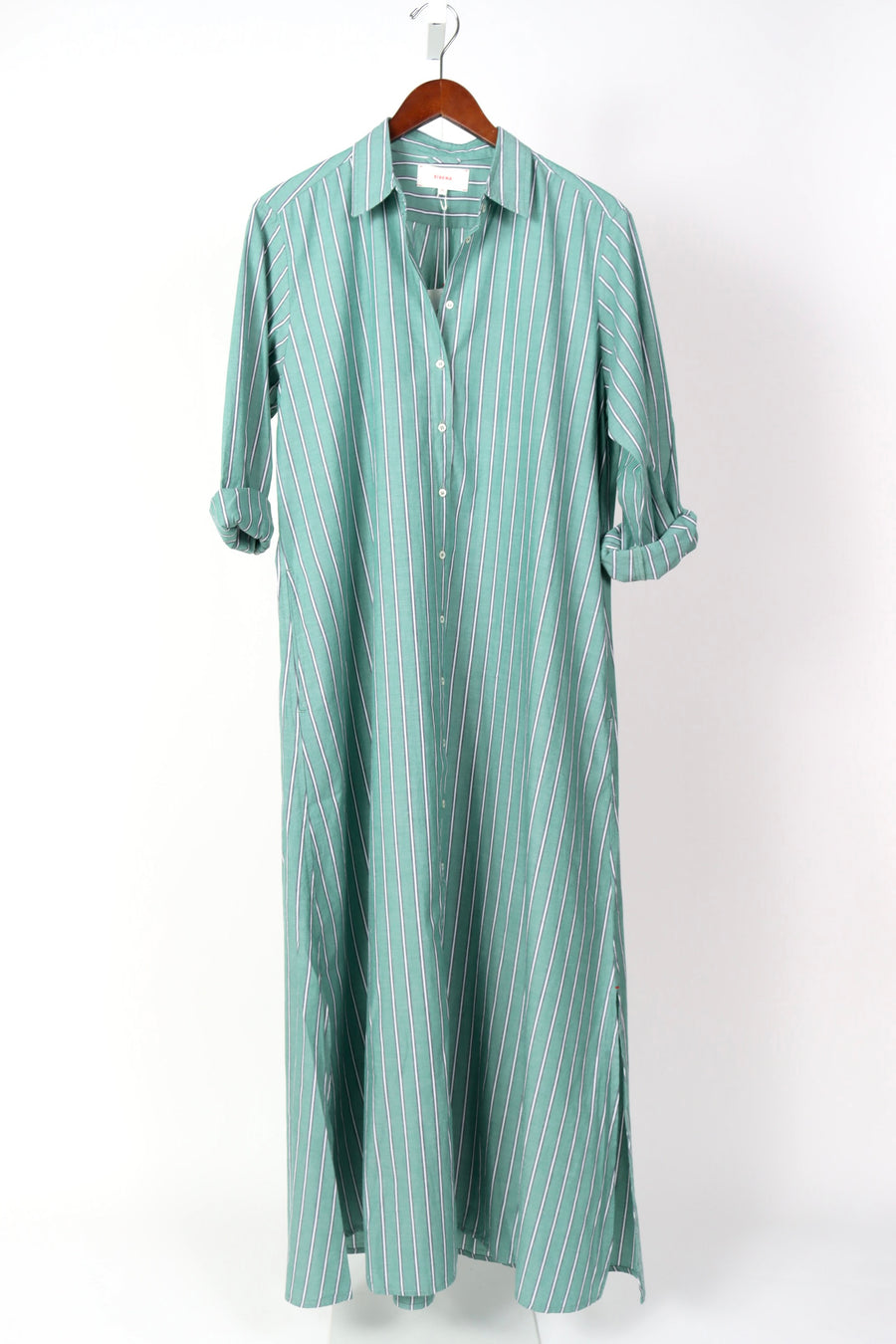 Boden Dress - Cilantro Stripe