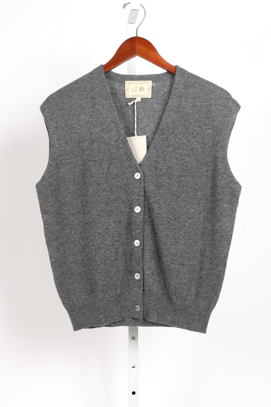 Bolt Vest - Dark Heather Grey