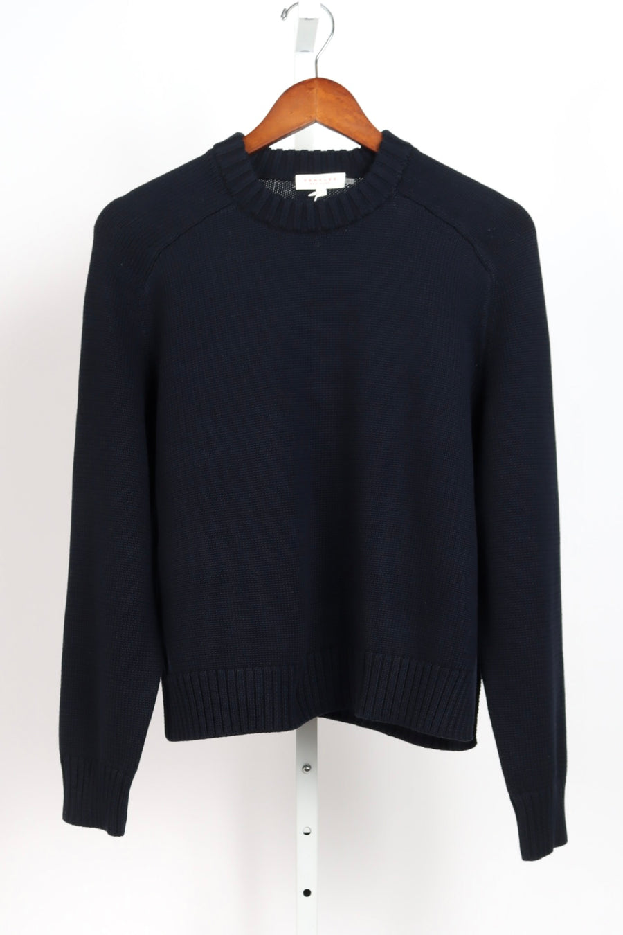 Haruhi Cotton Sweater - Navy