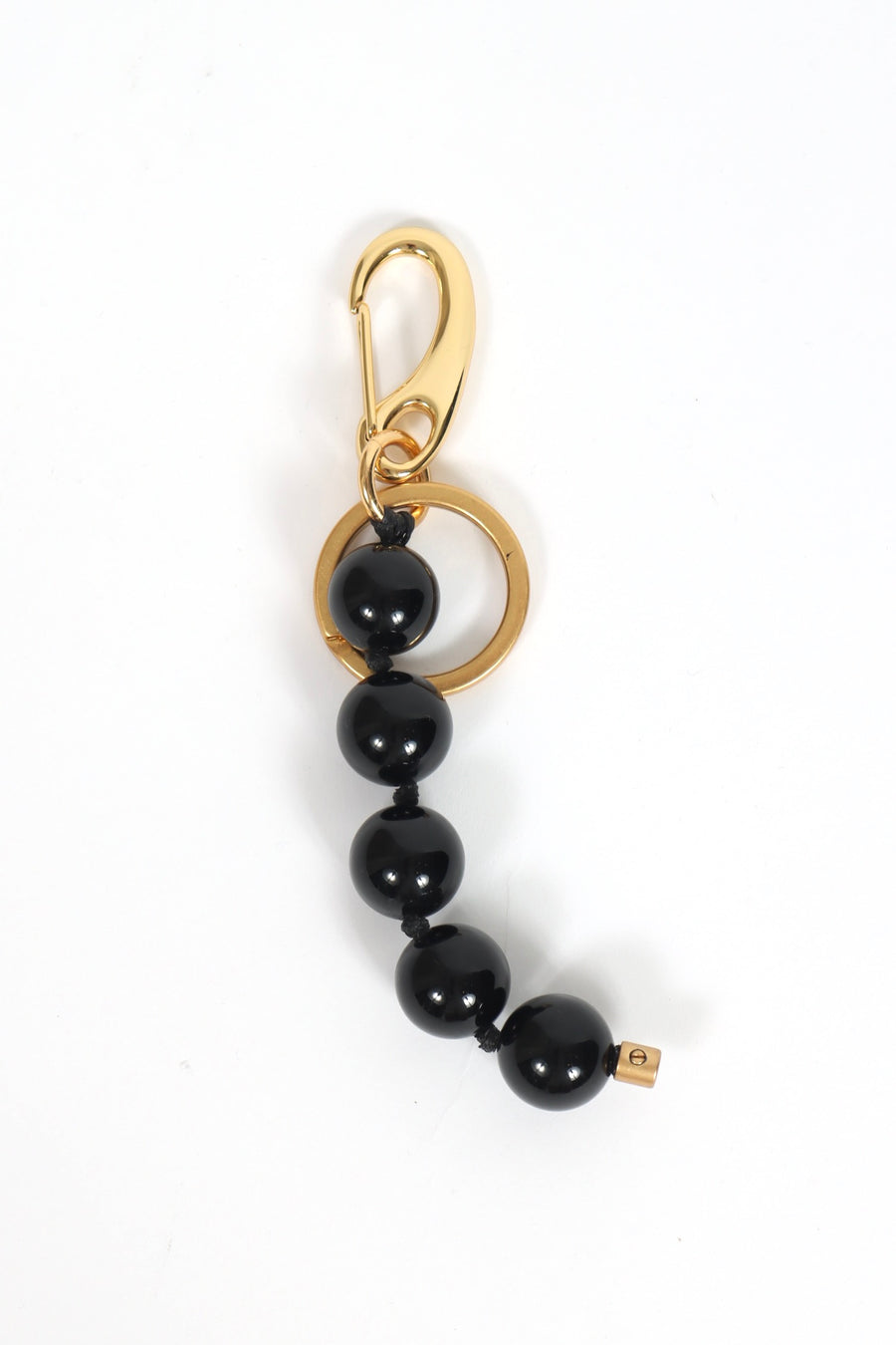 Bag Charm Beads - Black Onyx