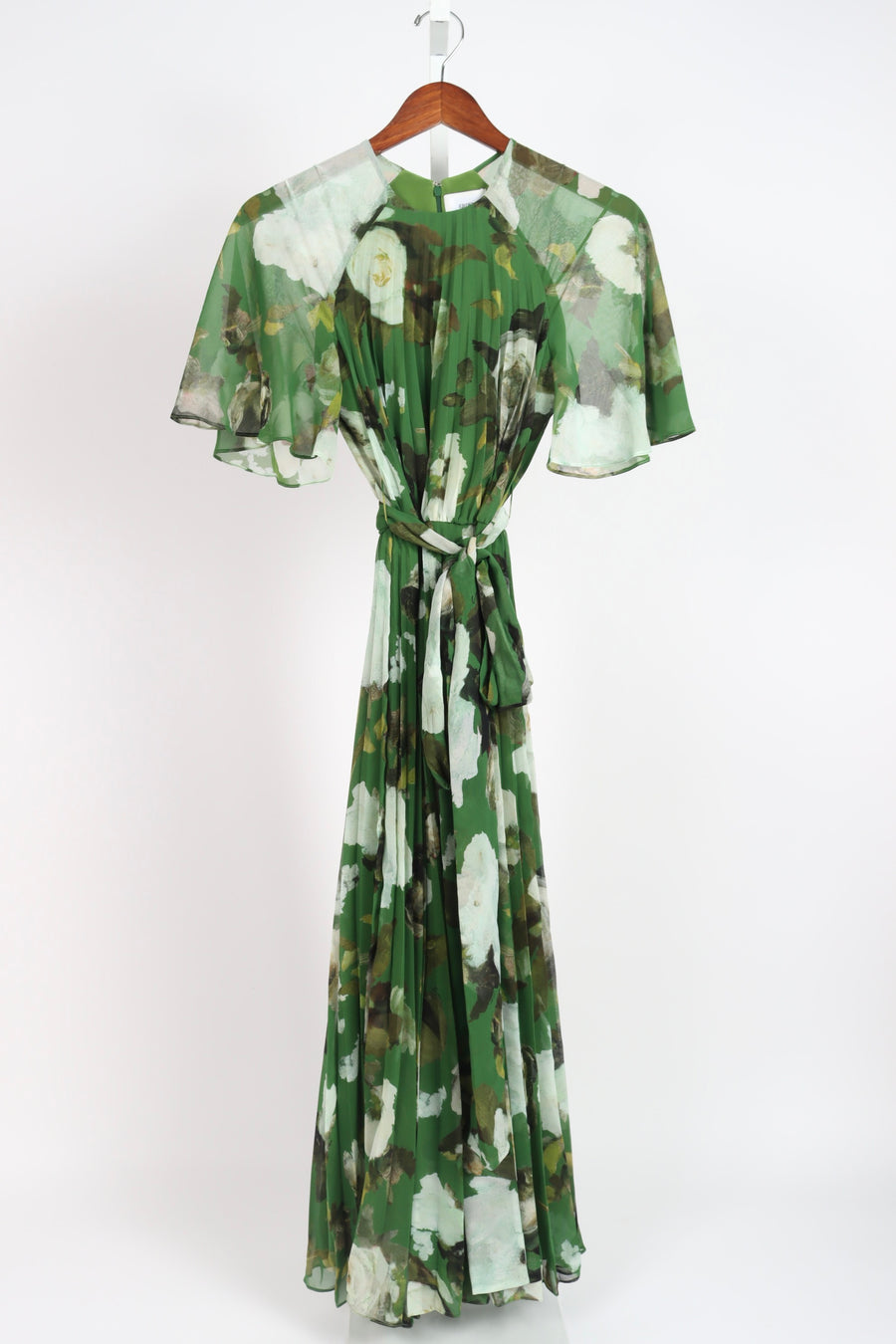 Short Sleeve Midi Dress - Painted Rose Olive