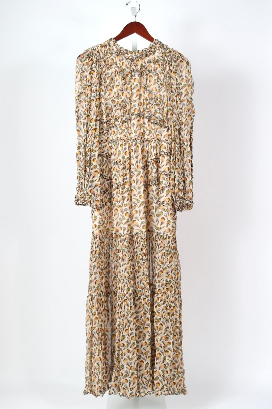 Iona Silk Long Dress - Swam