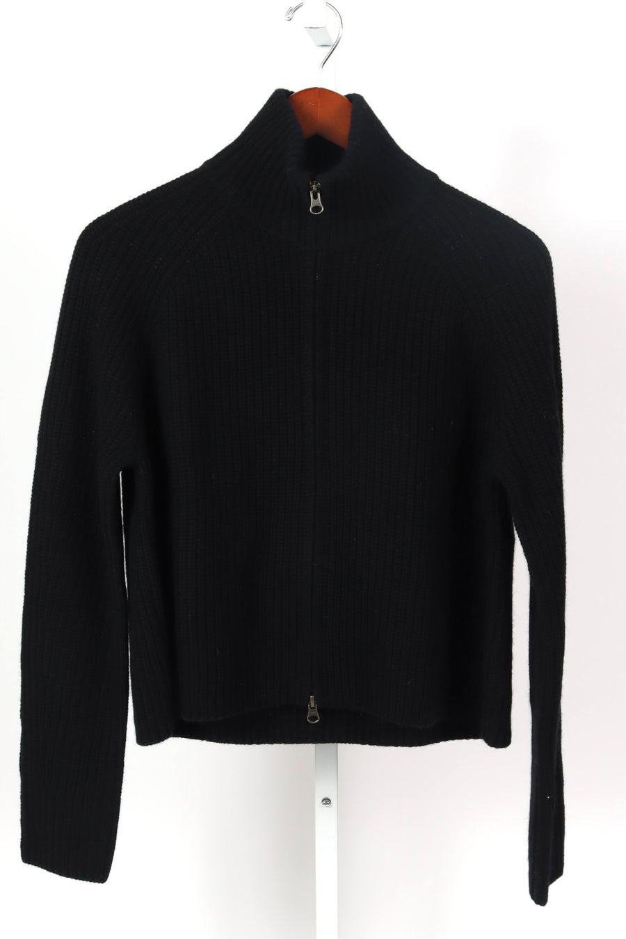 Sadie Zip Cardigan - Black