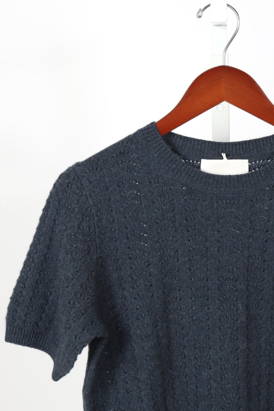 Cecelia Pointelle Sweater - Night Fall
