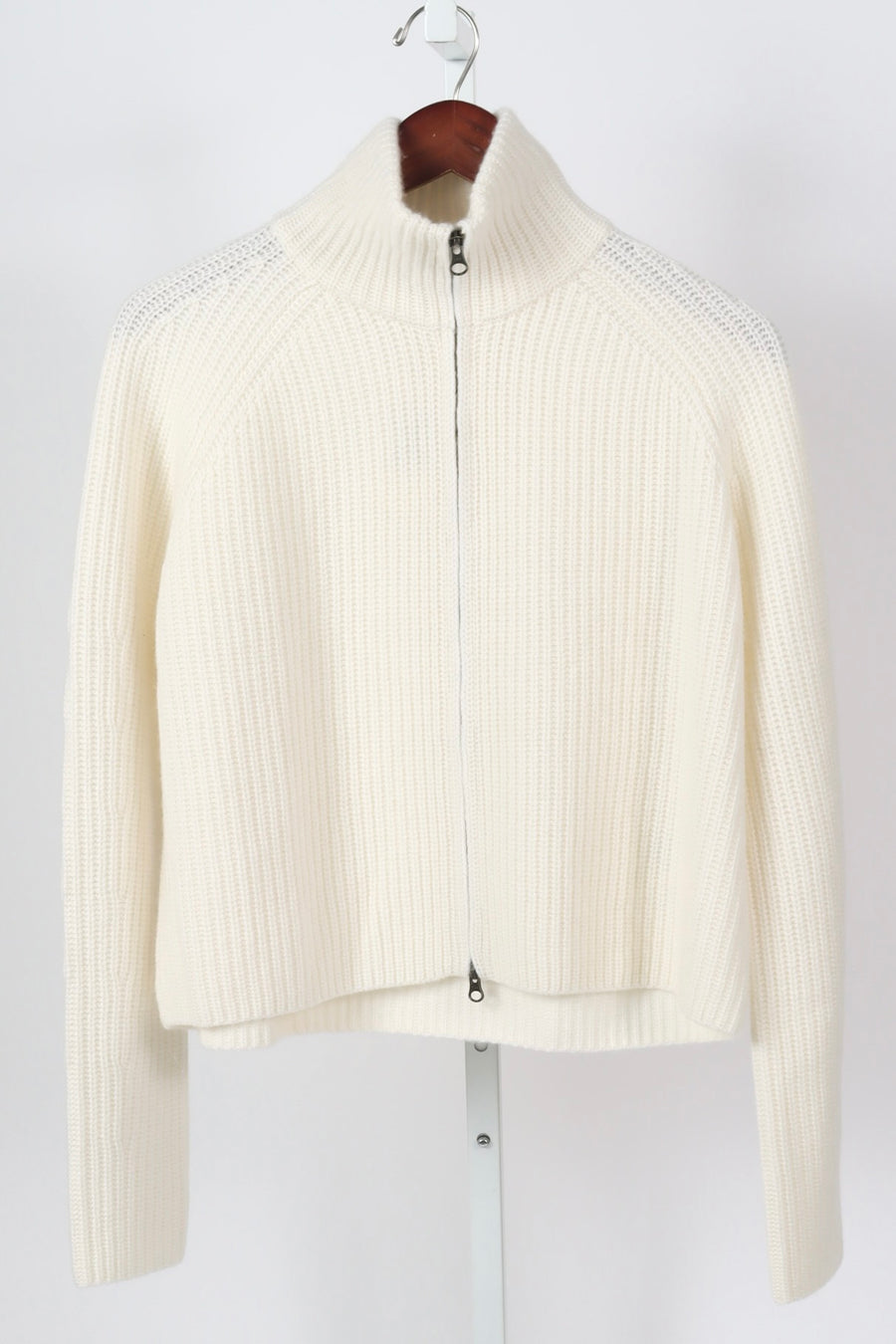Sadie Zip Cardigan - Cream