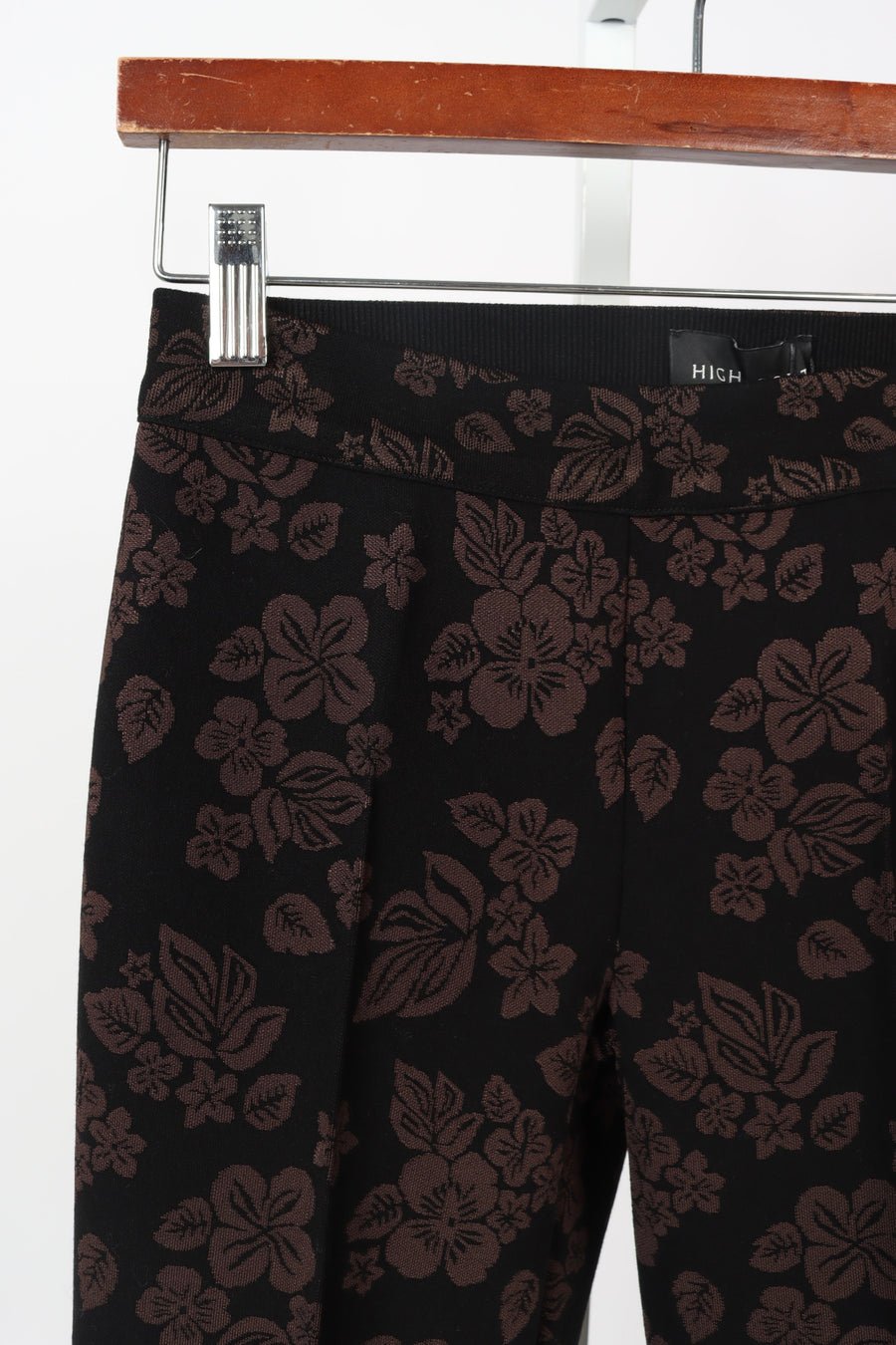 Matte Shine Floral Louis Pant - Black Combo (By Phone Order Only)