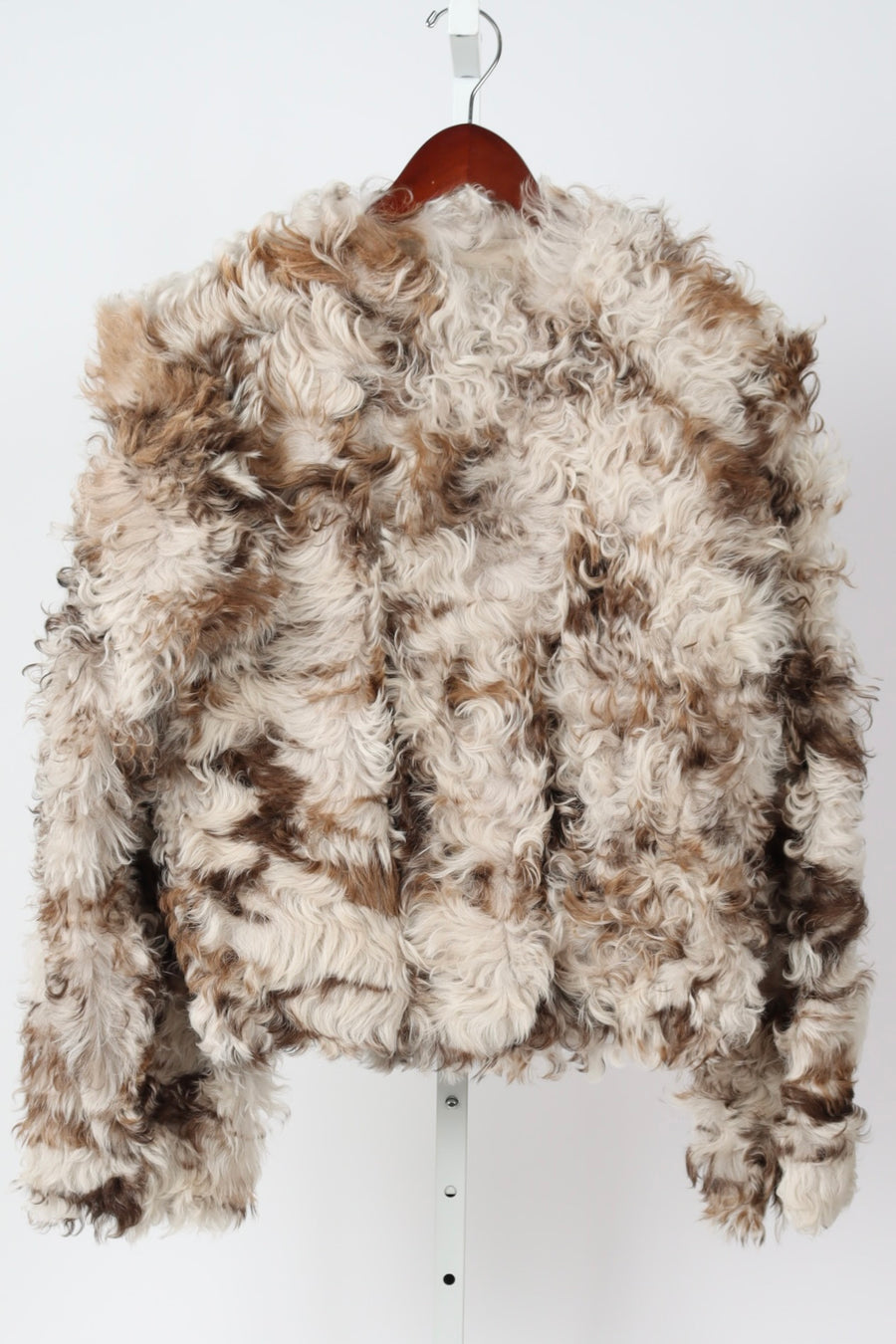 Irina Short Shearling Coat - Pietra