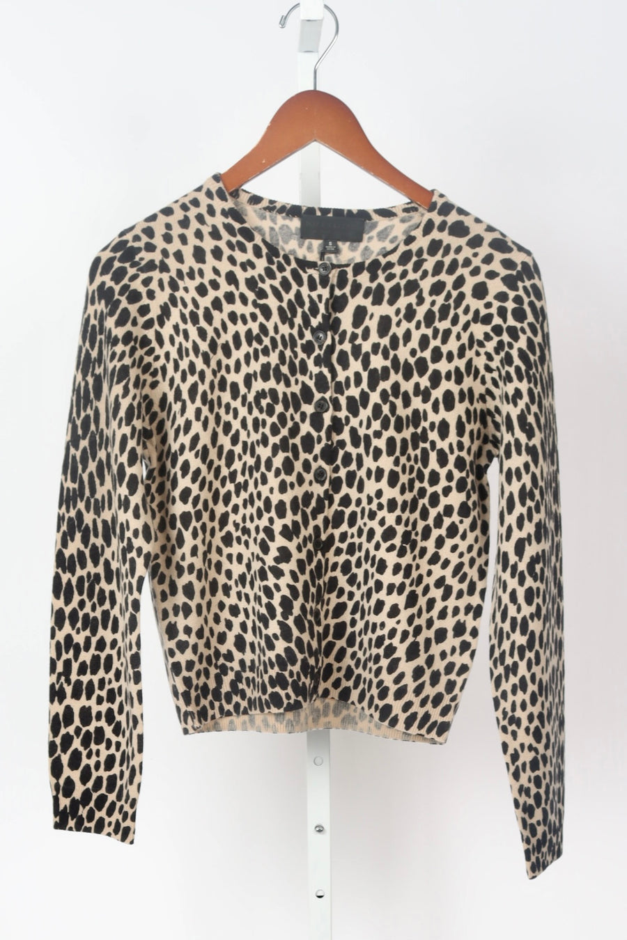 Keelah Cardigan - Taupe / Black Cheetah