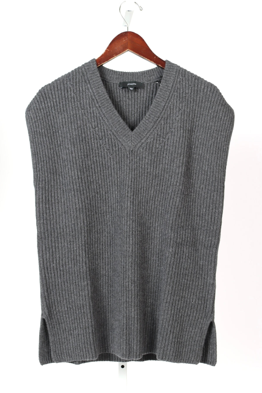 Light Cardigan Stitch Vest - Smoke