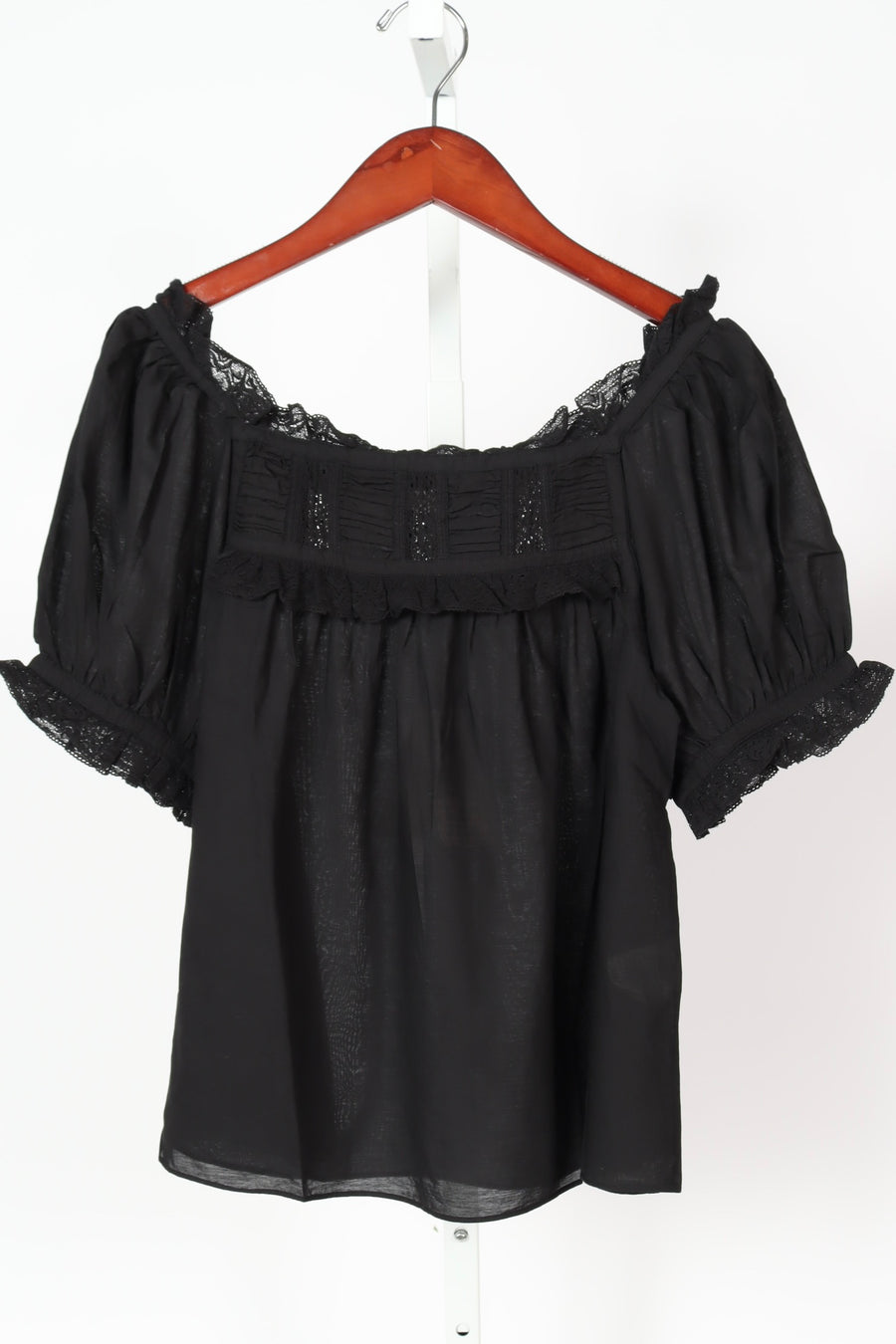 Frances Top - Black (By Phone Order Only)