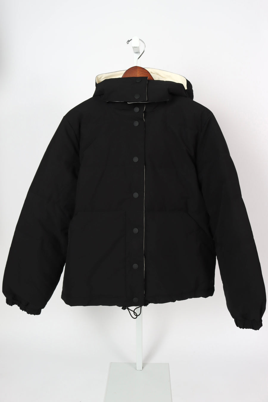 Sophie Puffy Jacket - Black / Cream