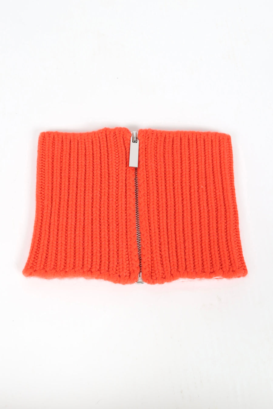 Knit Cashmere Collar - Orange