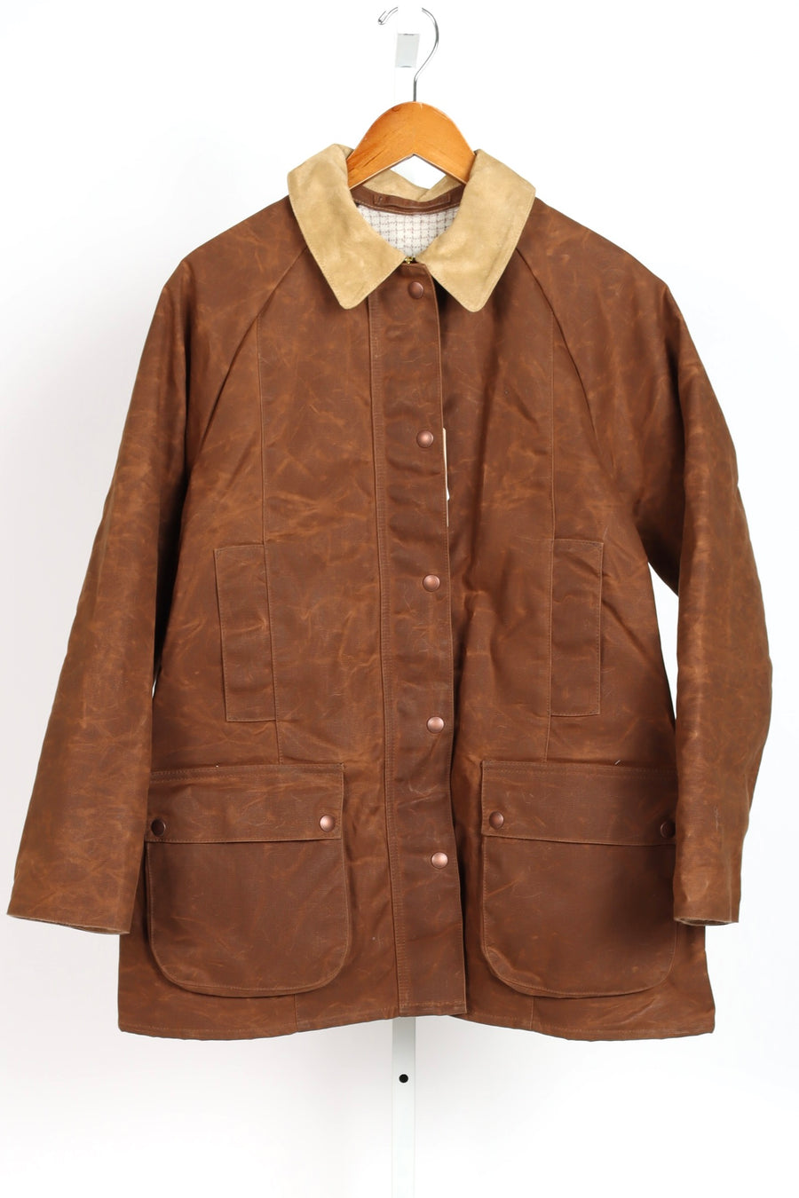 Floriane Waxed Cotton Jacket - Brown