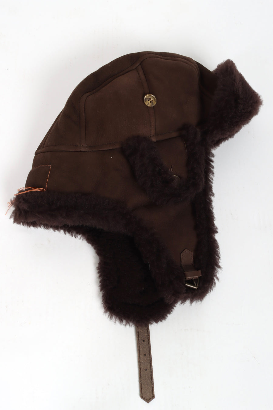 Cortina Shearling Hat - Brown