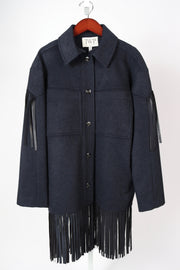 V-Neck Hardware One-Piece Swimsuit