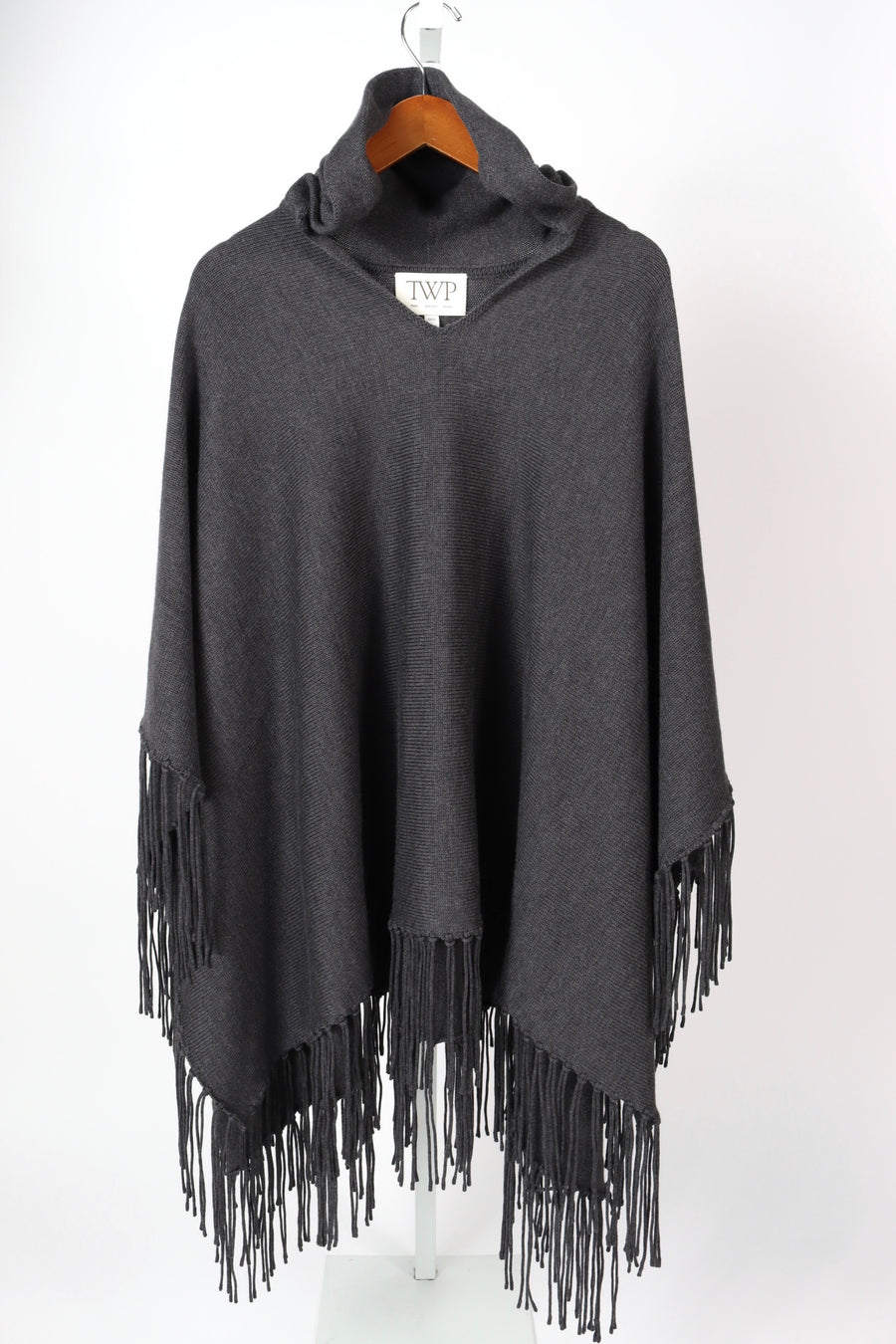 Take Me Home Poncho - Charcoal Heather Grey