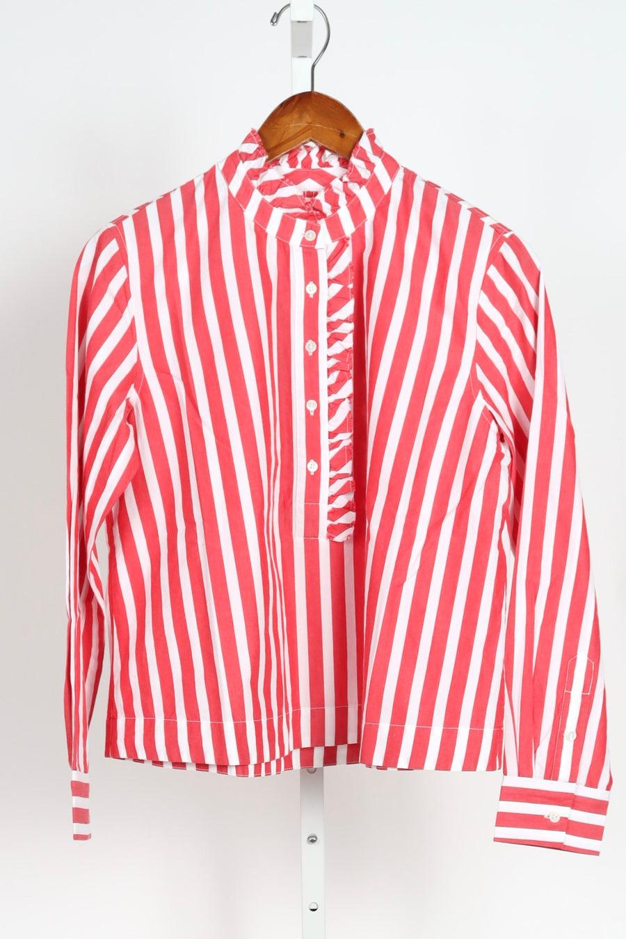 Annette Top - Scarlet Stripe