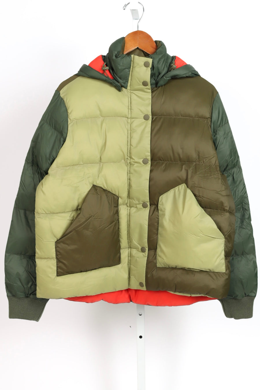 The Polar Puffer - Army Colorblock