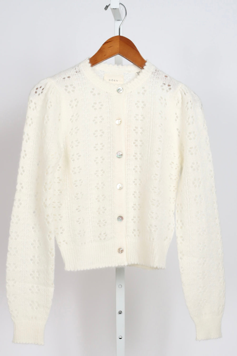 Emery Cardigan - Swan (By Phone Order Only)