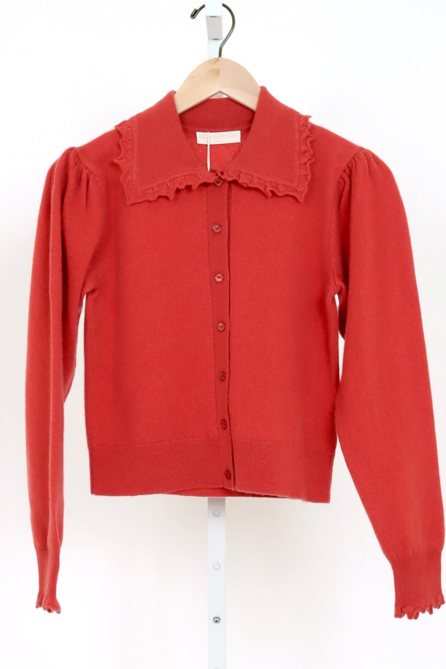 Kalila Collared Cardigan - Coral