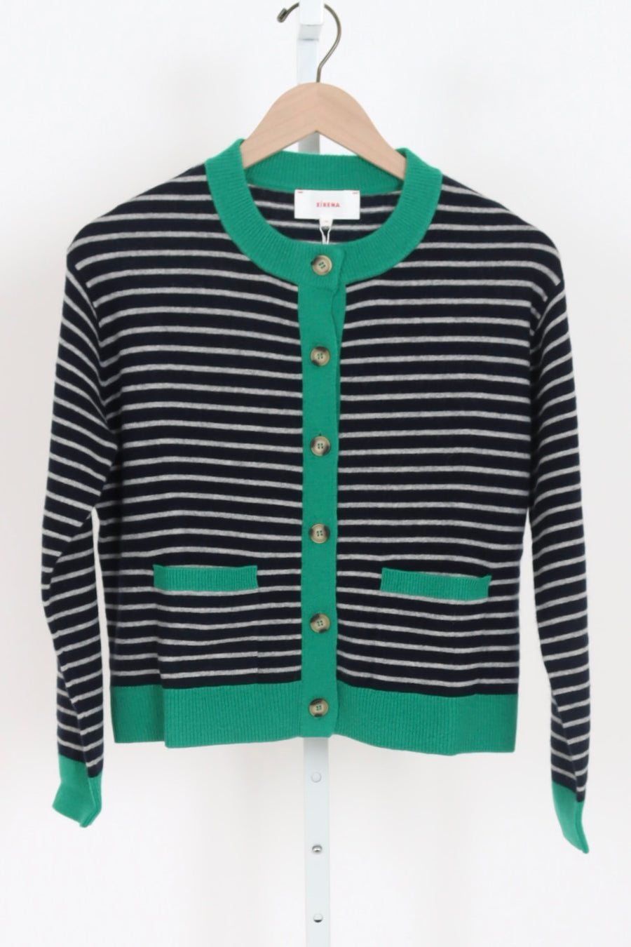 Lillian Cardigan - Navy Stripe