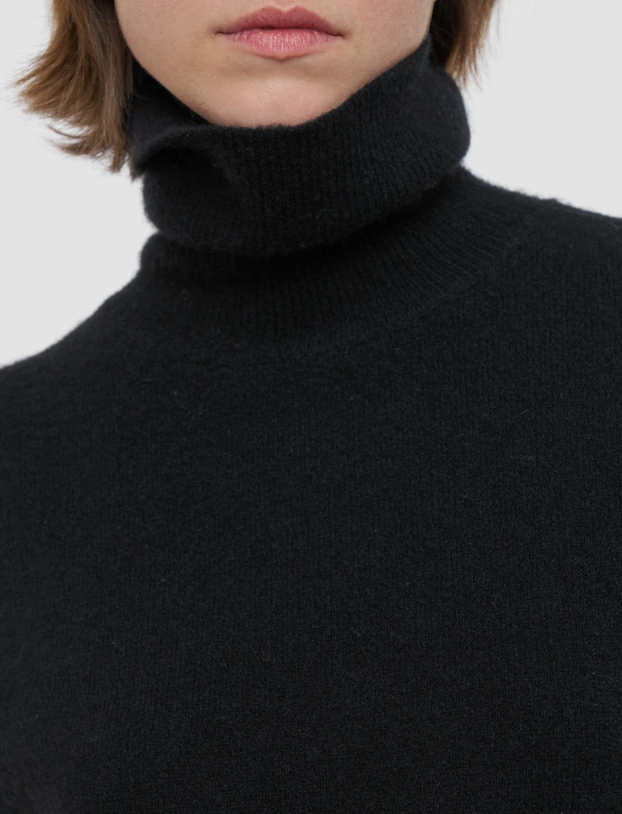 Brushed Cashmere Vest - Black