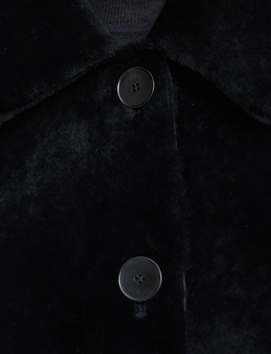 Alloway Reversible Soft Shearling Jacket - Black