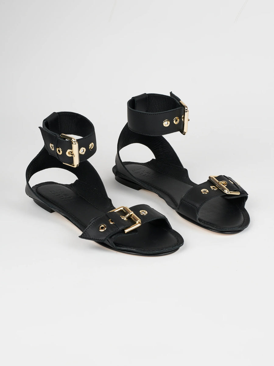 The Gladiator Sandal - Black