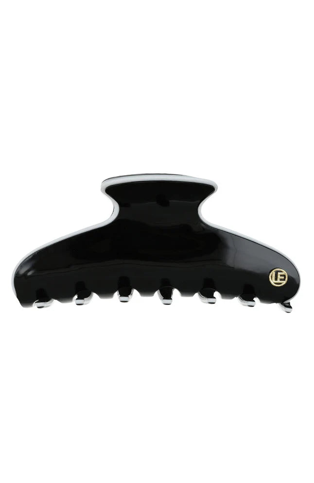 Amelie Claw Clip - Black | White