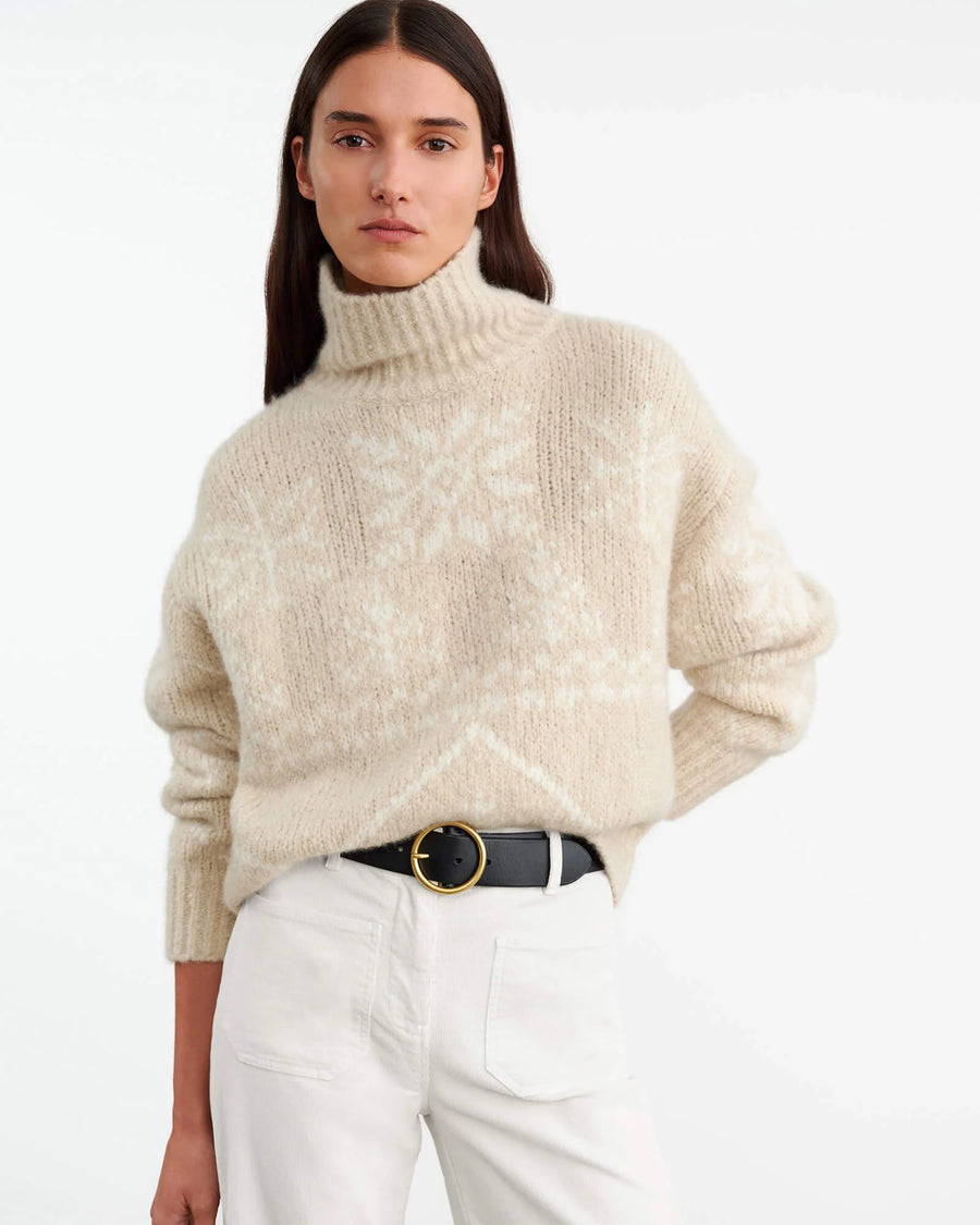 Meredith Sweater - Black/Beige