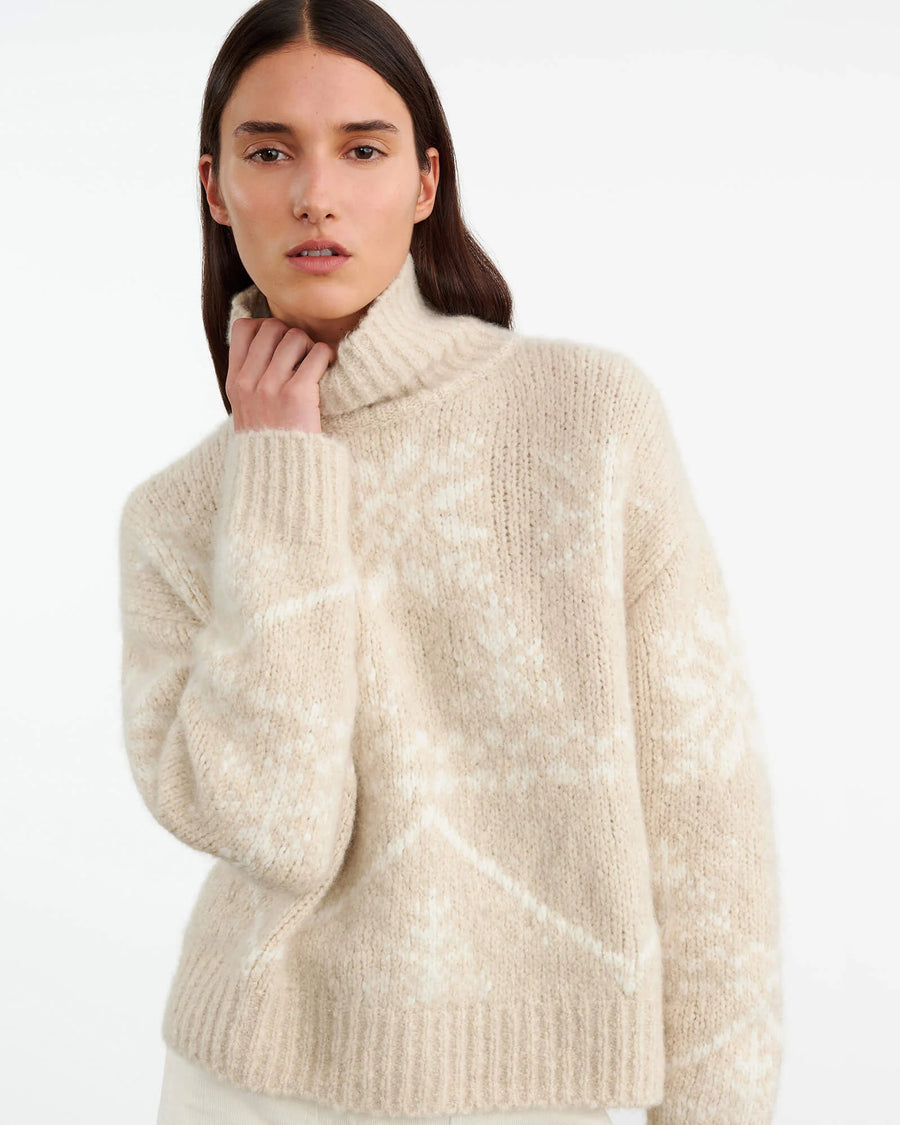 Meredith Sweater - Black/Beige