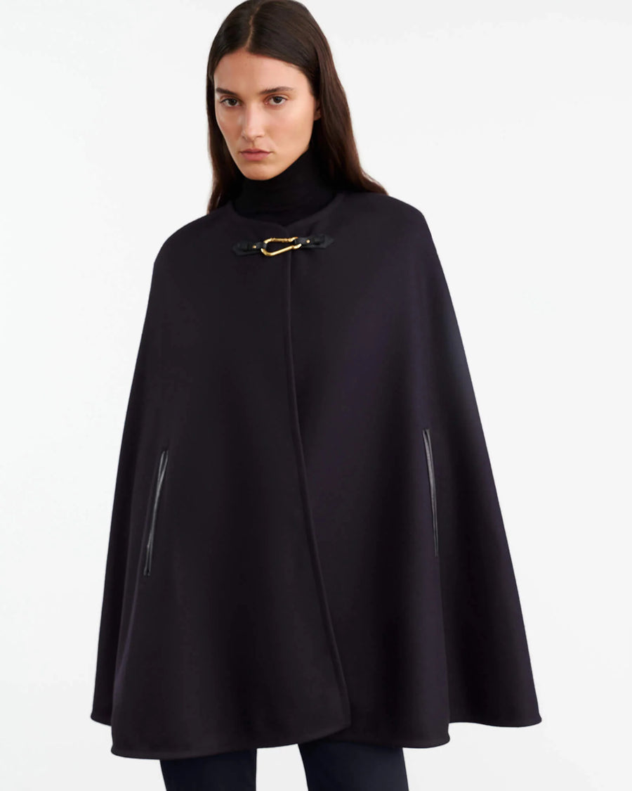 Arianna Cape - Dark Navy