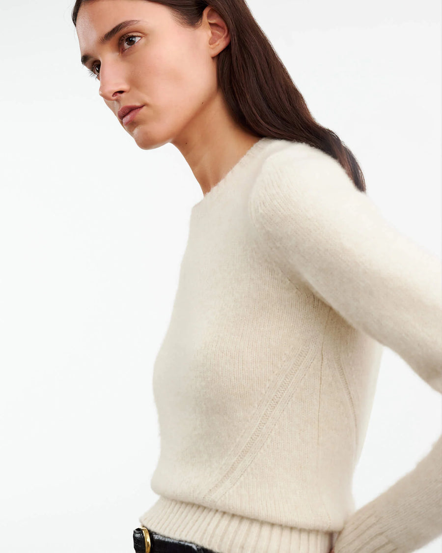 Gwendolyn Sweater - Light Oat Melange