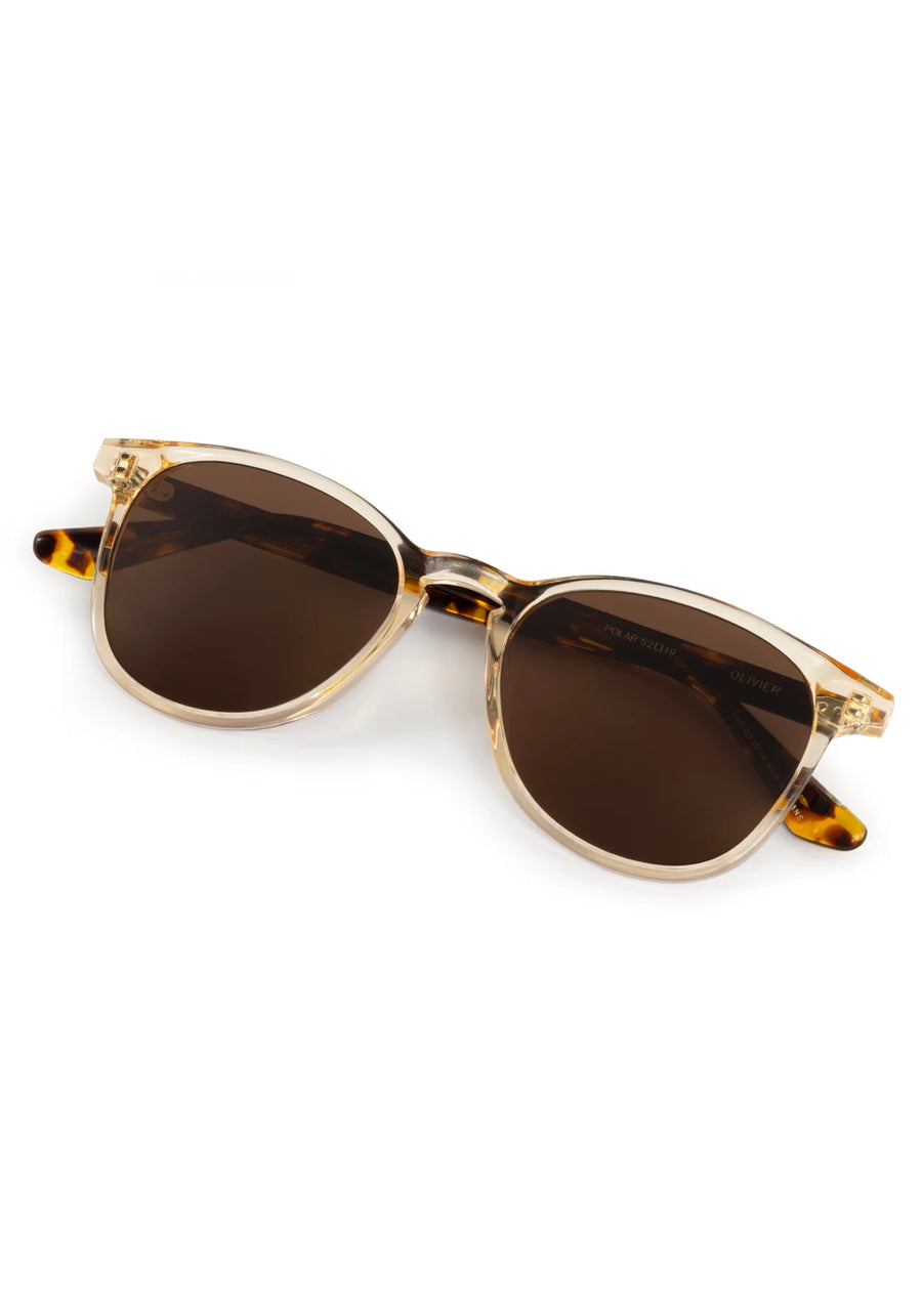 Oliver - Champagne + Rue Tortoise Polarized