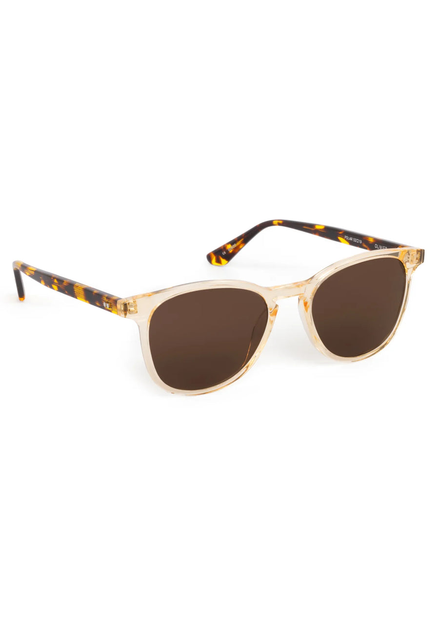 Oliver - Champagne + Rue Tortoise Polarized