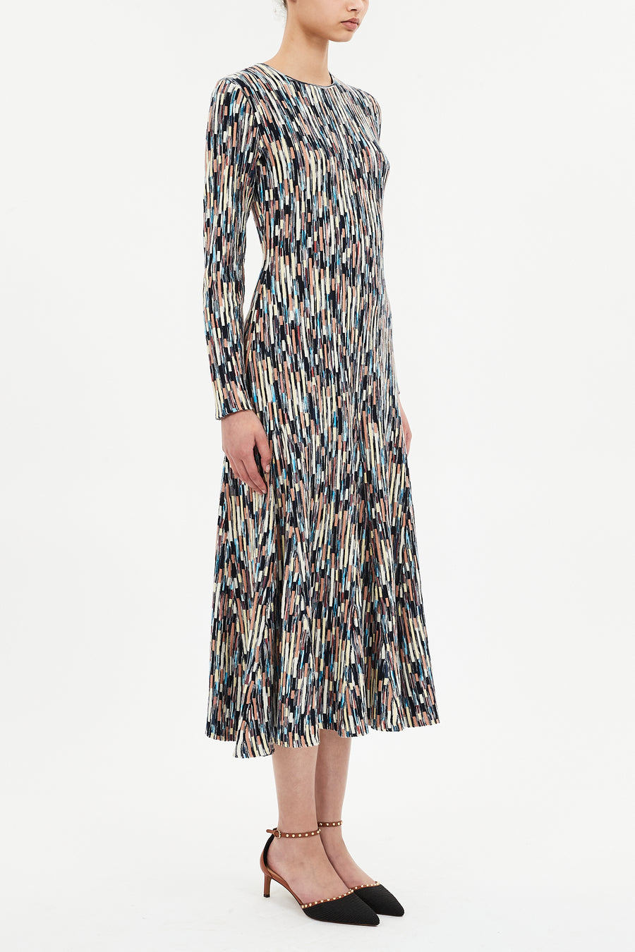Estella Multicolor Midi Dress - Oasis