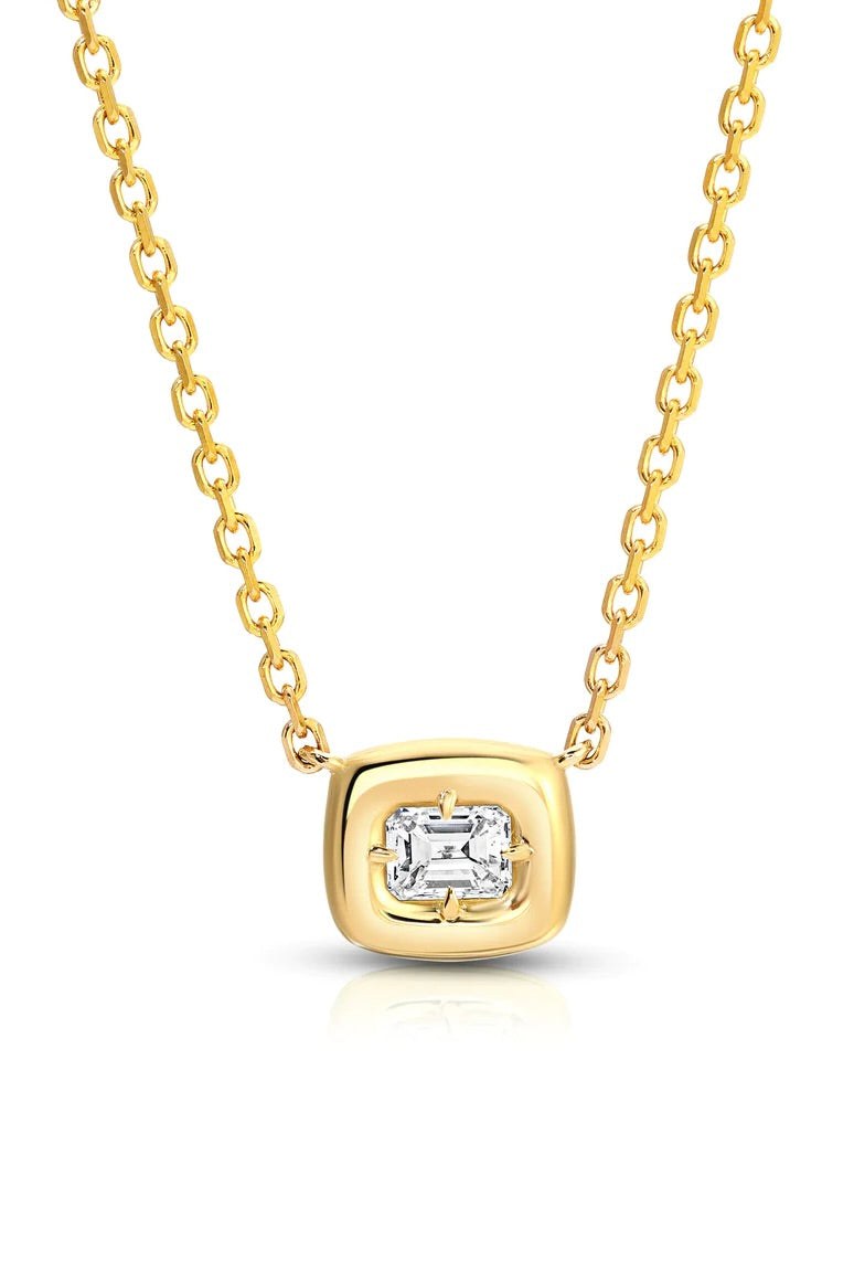 Mini Luna Necklace - 14K Yellow Gold