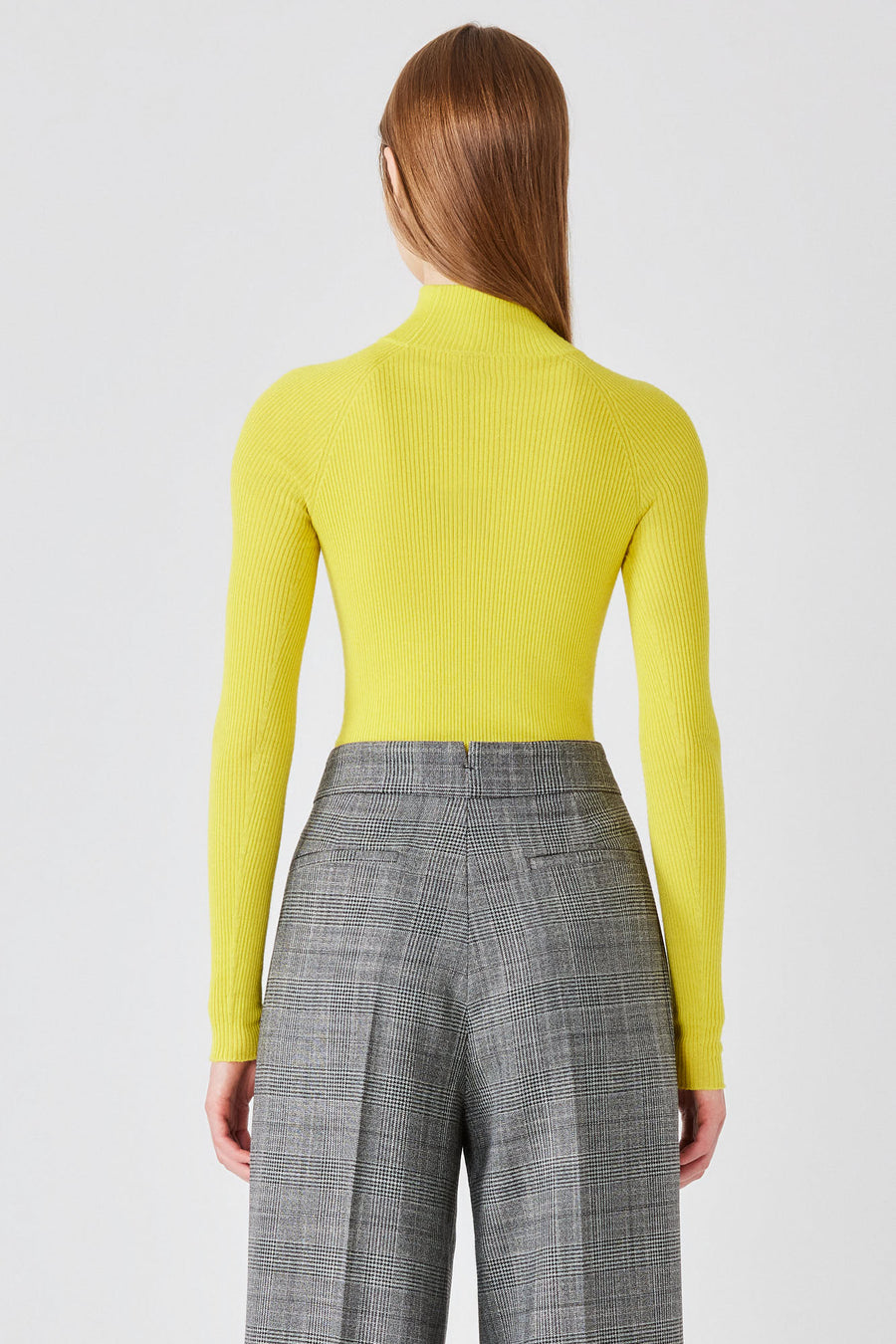 Ribbed Lupetto Sweater - Strong Yellow