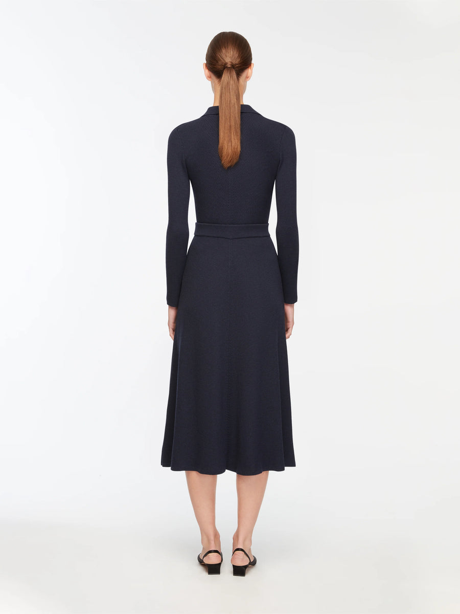 Dorian Skirt - Cashfeel - Dark Navy